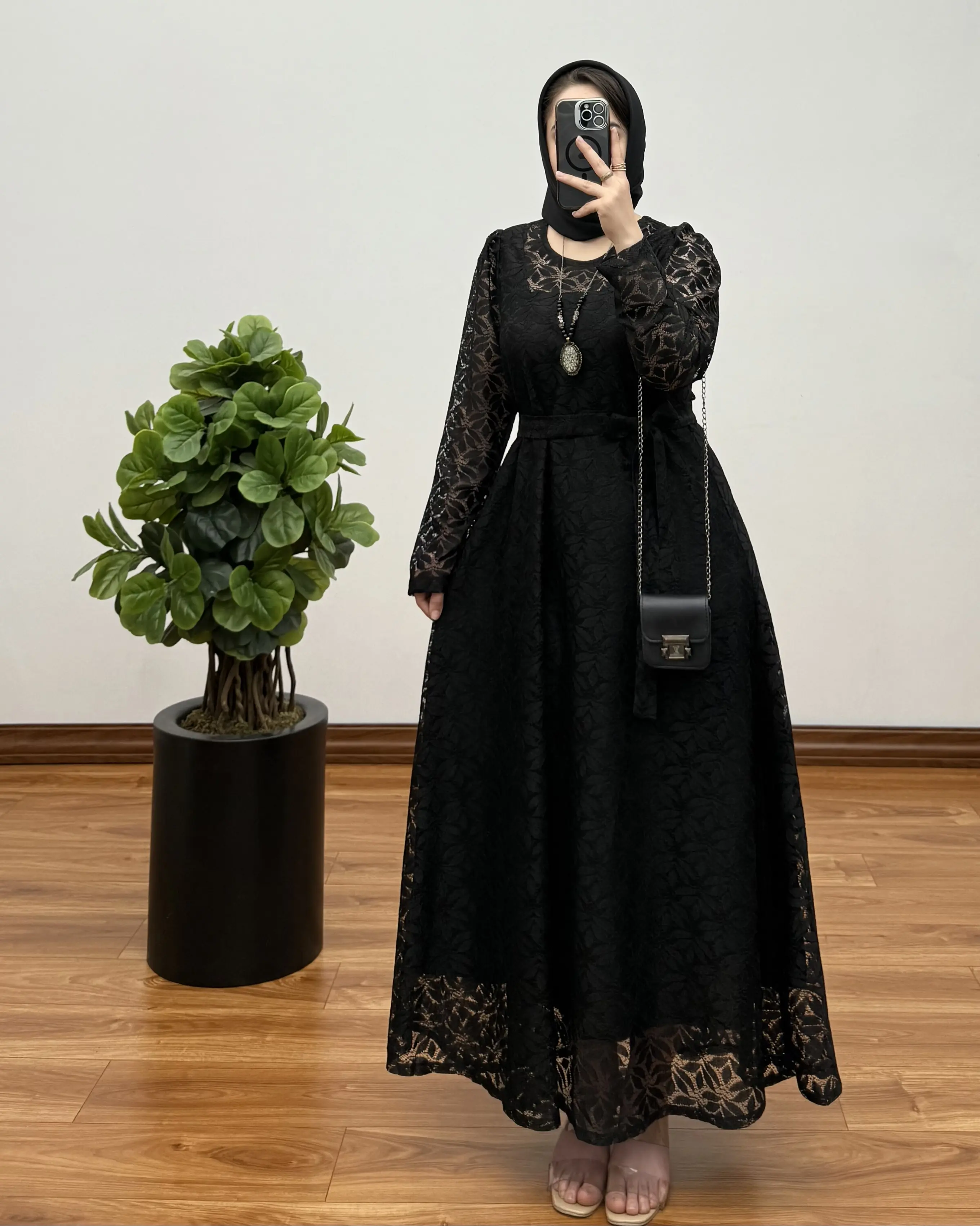 پیراهن مزونی سوپر کلوش دانتل